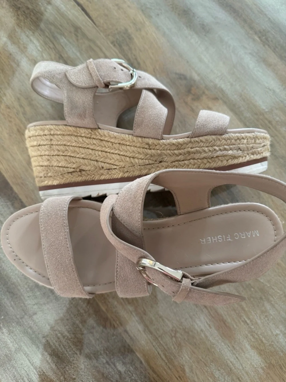 Marc Fisher Blush Platform Espadrille Sandals - Picture 2 of 5